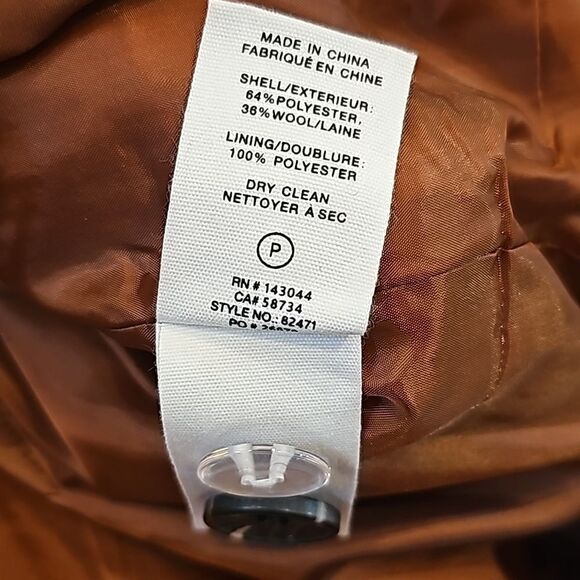 Brick coat size S Avec Les Filles NWOT - Picture 13 of 16